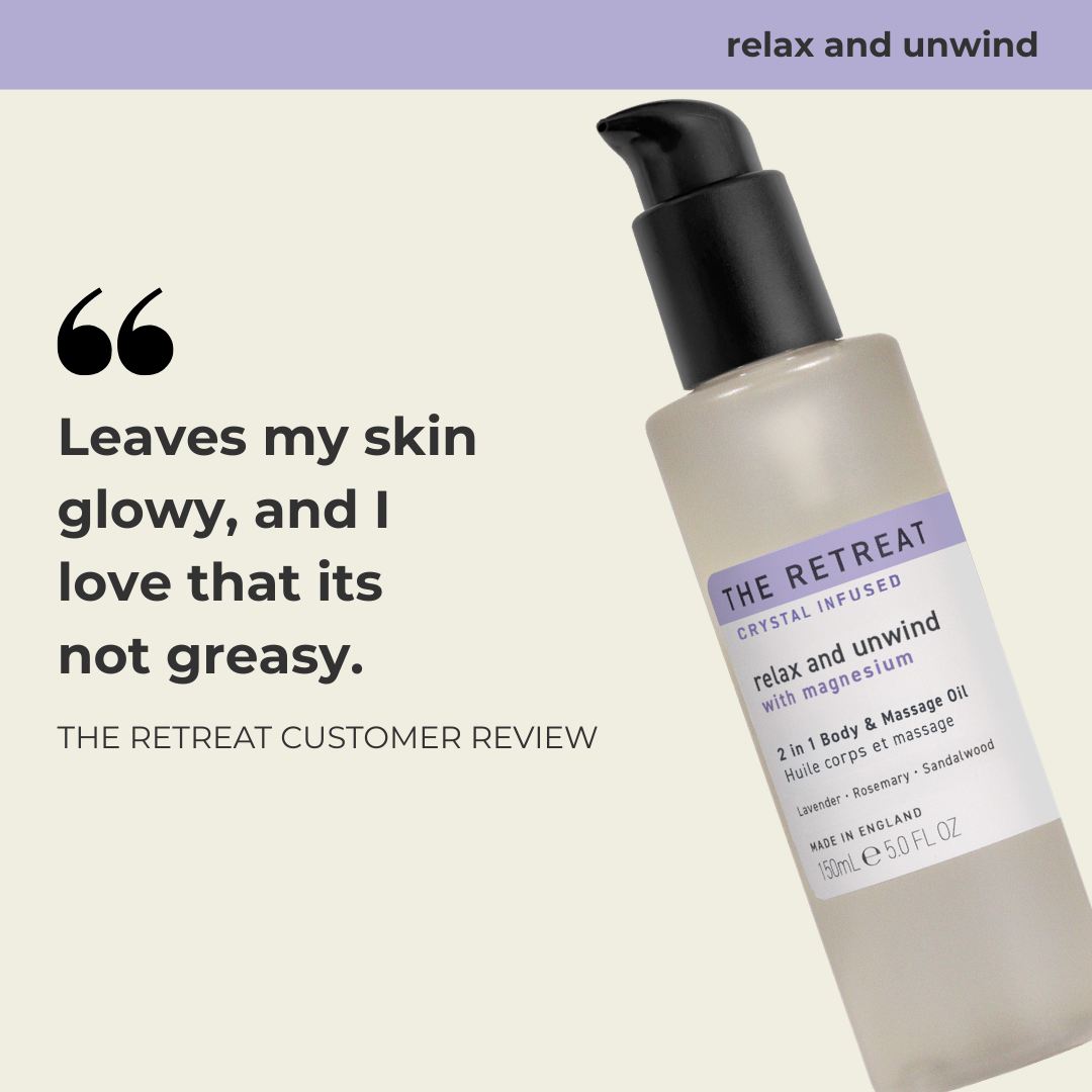Relax and Unwind 2 in 1 Body & Massage Oil