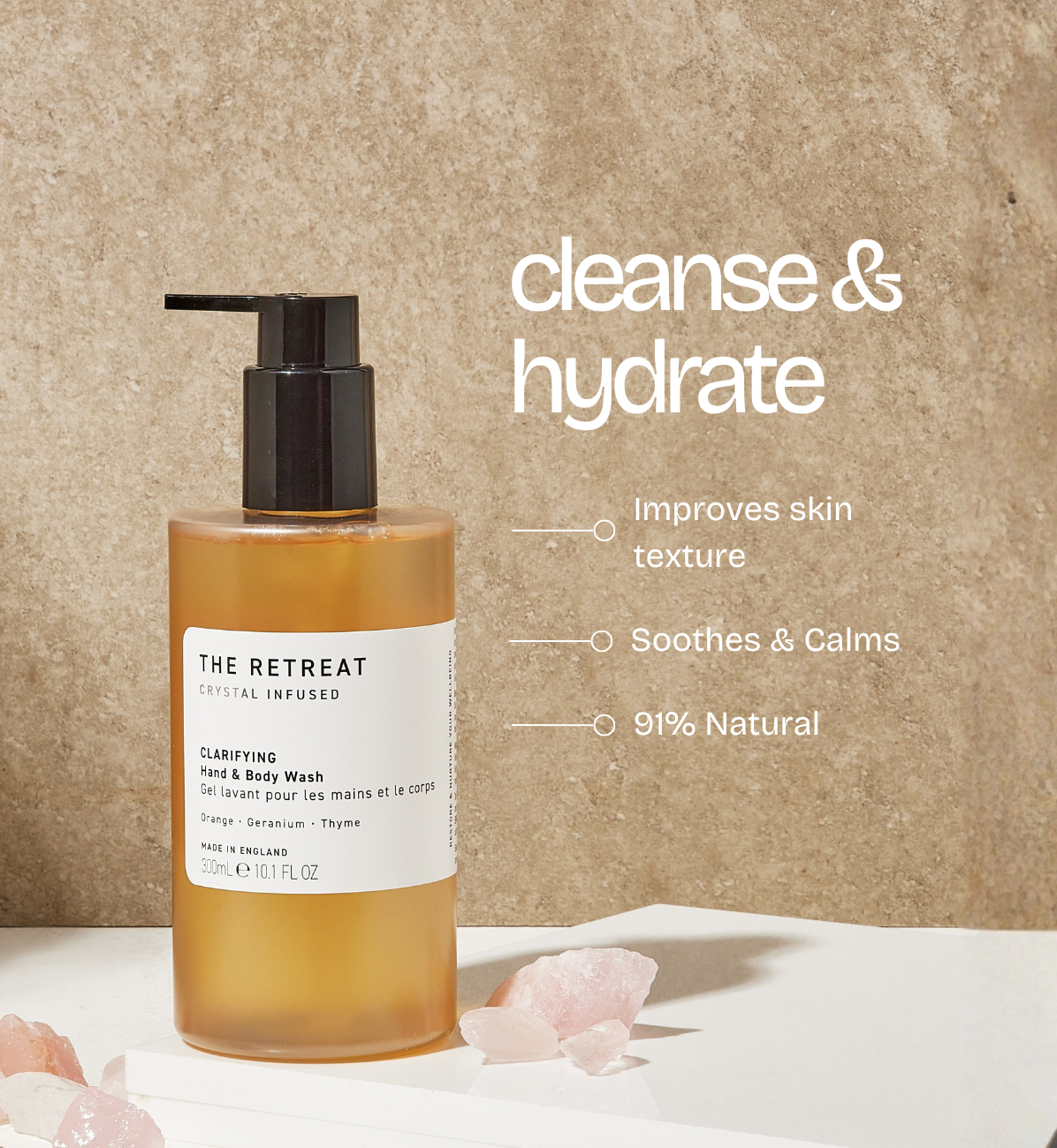 CLARIFYING HAND & BODY WASH